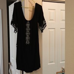 black summer dress
